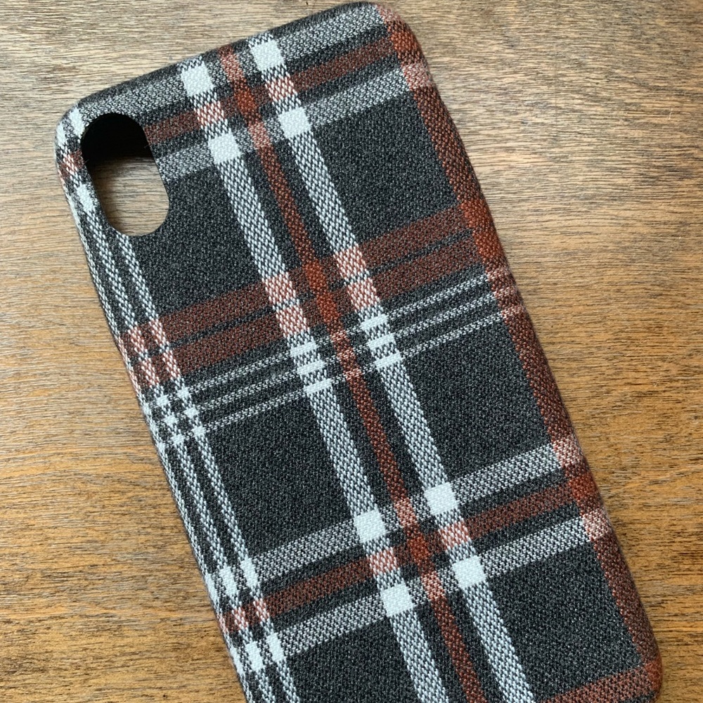 iPhoneXS Max Plaid Case